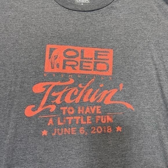 Ole Red Nashville Graphic T-shirt Itchin to Have a Little Fun tee Men’s Size XL - Picture 2 of 5